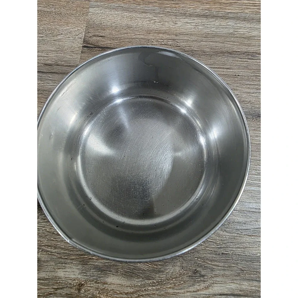 Vtg. Revere Ware 1801 Sauce Pan 1 Qt Stainless Steel Copper Clad Bottom W/ Lid